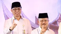 Calon Gubernur dan Wakil Gubernur Sumatera Barat (Sumbar) nomor urut 1 Mulyadi-Ali Mukhni. (Ist)