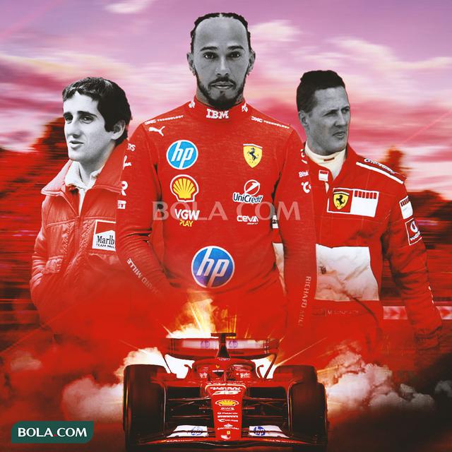 F1 - Alain Prost, Lewis Hamilton, Michael Schumacher