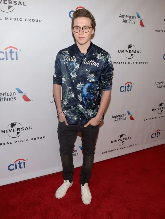 Brooklyn Beckham memang memiliki pesona yang kharimastik seperti sang ayah, sederet selebriti wanita hollywood sempat terpikat dengan ketampanannya. (Bintang.com/AFP)