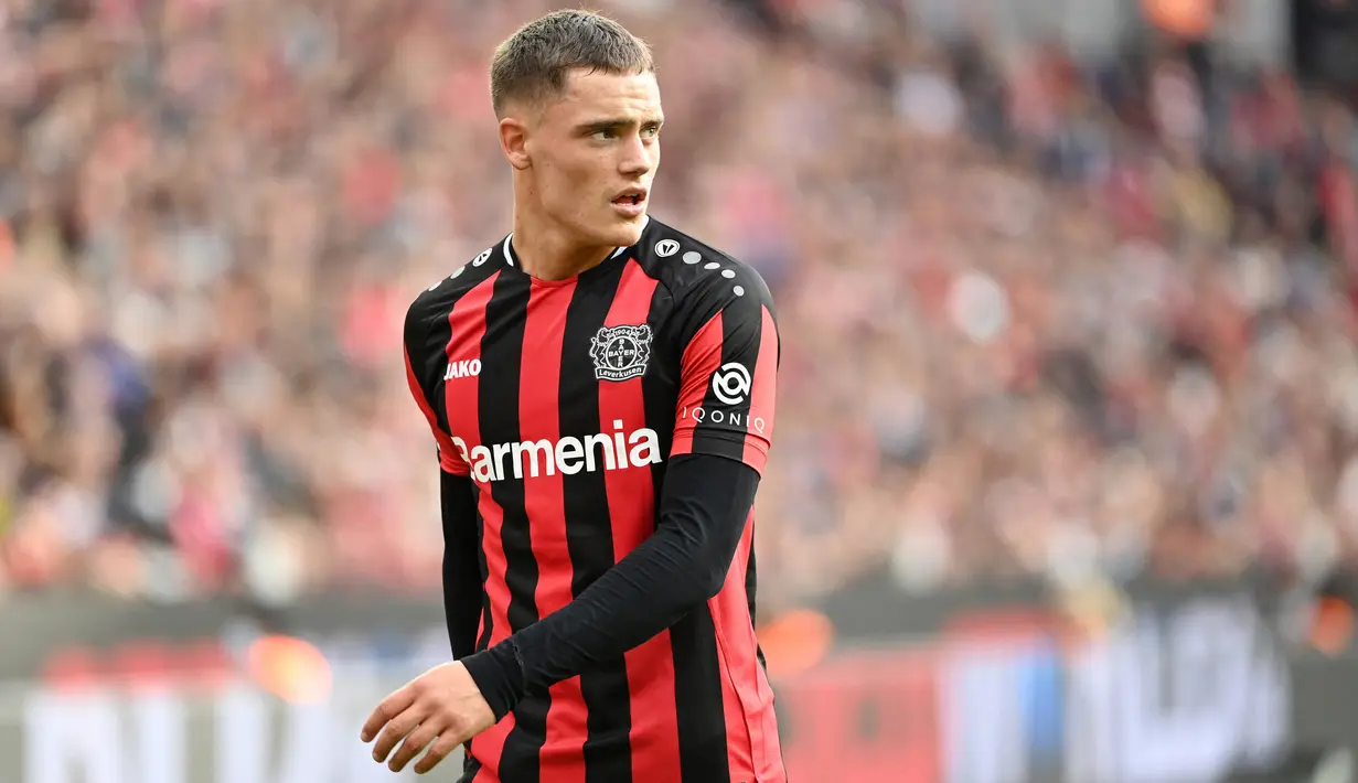 Florian Wirtz - Bintang baru Liga Jerman ini menjelma menjadi pemain yang berpengaruh bagu Bayer Leverkusen. Talenta muda yang kini menjadi incaran klub papan atas Eropa itu kini memiliki banderol 65 juta euro. (AFP/Ina Fassbender)