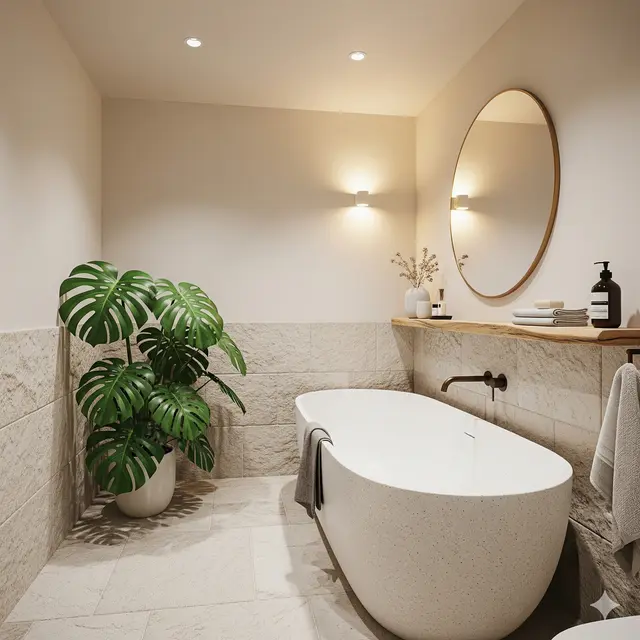 Inspirasi Kamar Mandi Kecil yang Aesthetic. Gemini