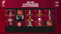 Webinar menangkal bahaya radikalisme dan ekstremisme yang digagas Young Buddhist Association. (Dian Kurniawan/Liputan6.com).