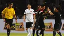  Indonesia All Star sukses meredam JS & Friends 3-2 di Stadion GBK Jakarta, (2/6/2014). (Liputan6.com/Helmi Fithriansyah)