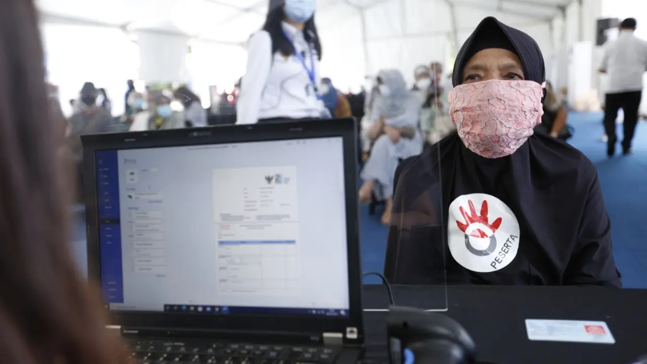Program vaksinasi untuk karwayan dan pensiunan PT Telkom dari Kementerian BUMN.