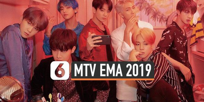 VIDEO: Lagi, BTS Raih Penghargaan MTV EMA 2019