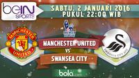 Manchester United vs Swansea City (Bola.com/Samsul Hadi)