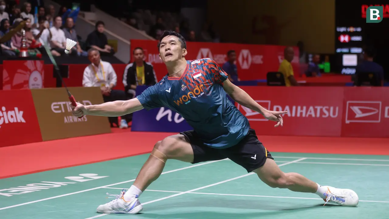 Foto: Bikin Deg-degan, Jonatan Christie Tekuk Lin Chun-Yi di Indonesia Masters 2025