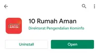 Aplikasi 10 Rumah Aman (Liputan6.com/ Agustin Setyo W)