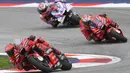 Pembalap tim Ducati Lenovo, Francesco Bagnaia, berhasil menjadi juara pada balap MotoGP Austria 2022. (AFP/Vladimir Simicek)