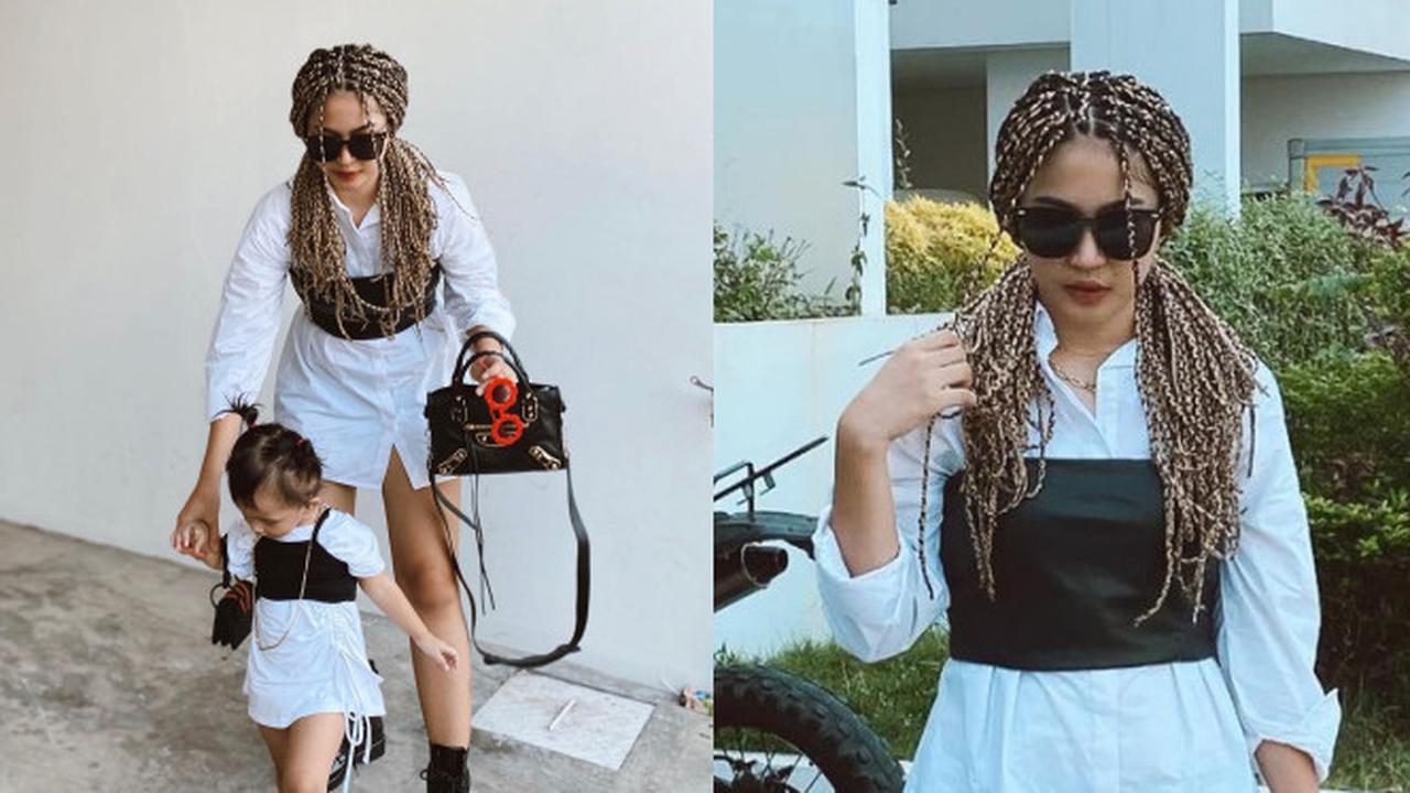 Potret Eriska Nakesya dengan Gaya Rambut Cornrow, Curi Perhatian