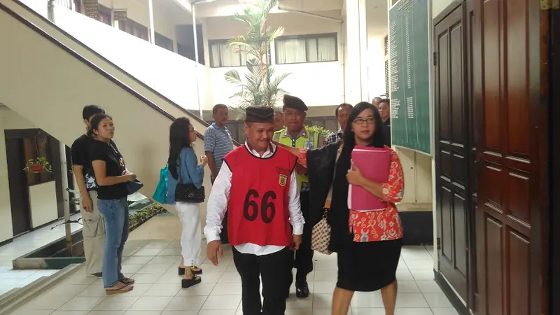 Daeng Azis di Pengadilan Negeri Jakarta Utara 