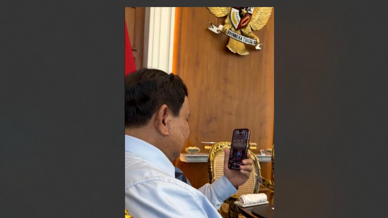 Presiden Prabowo Subianto menghubungi Timnas Indonesia melalui saluran video call, pada Rabu (8/10/2025) jelang laga melawan Timnas Arab Saudi.