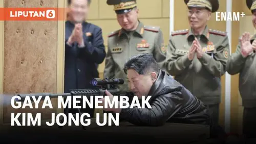 VIDEO: Gaya Kim Jong Un Menembak Hingga Sopiri Kendaraan Peluncur Roket