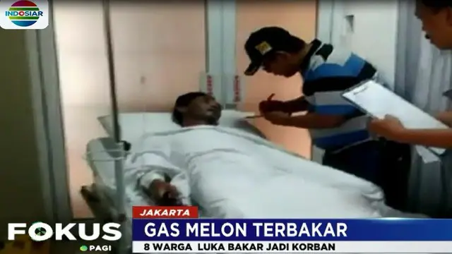 Polisi Selidiki Meledaknya Tabung Gas Melon di Kampung Pulo