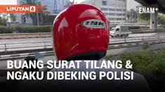 Ngaku Dibeking Oknum Polisi, Pemotor yang Terobos Jalur Busway Ogah Ditilang