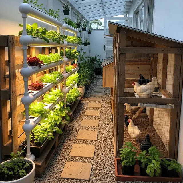 Cara Menata Kebun Sayur dan Ternak di Lahan Sempit agar Minim Biaya