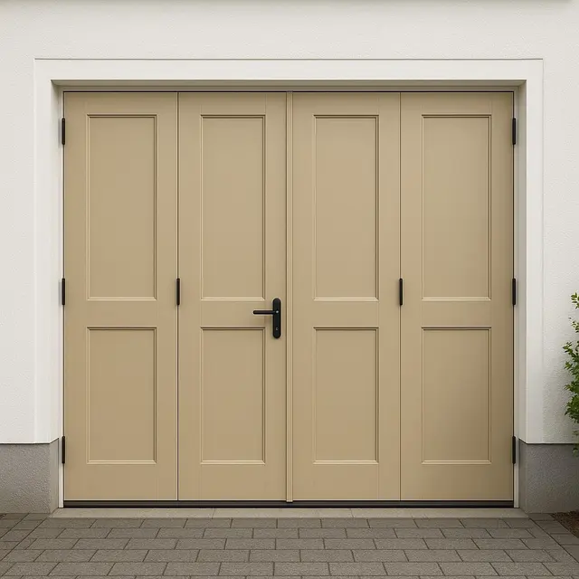 Model Pintu Garasi Rumah Terbaru yang Fungsional dan Estetik/AI