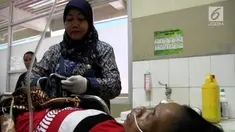 Empat korban masih menjalani perawatan intensif di RSUD Ciamis, menunggu tindakan operasi karena emngalami patah tulang.