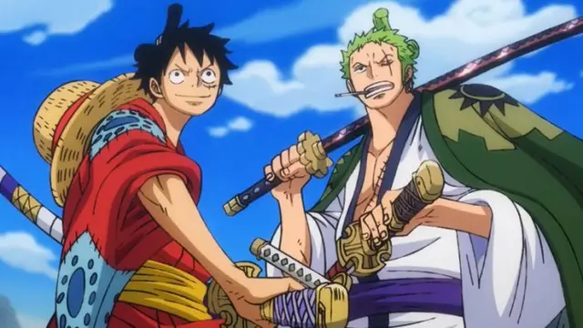 Luffy dan Zoro di One Piece Episode 897