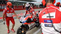 Pebalap Ducati, Andrea Dovizioso, bertekad untuk meraih podium pada MotoGP Aragon demi menjaga asa dalam perburuan gelar musim 2017. (dok. MotoGP)