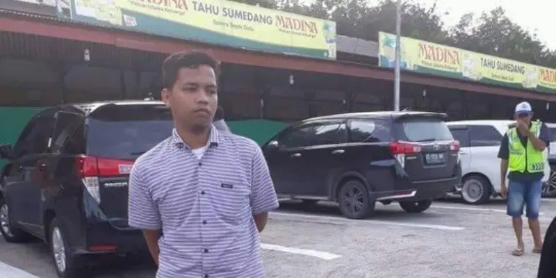 Pembunuh driver Go Car di Balikpapan. ©2018 Merdeka.com/Saud Rosadi