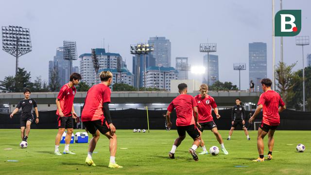 Foto: Langsung Tancap Gas! Jepang Gelar Latihan Perdana Jelang Lawan Timnas Indonesia di Kualifiaksi Piala Dunia 2024