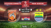 Pusamania Borneo FC vs Persib Bandung (bola.com/Rudi Riana)