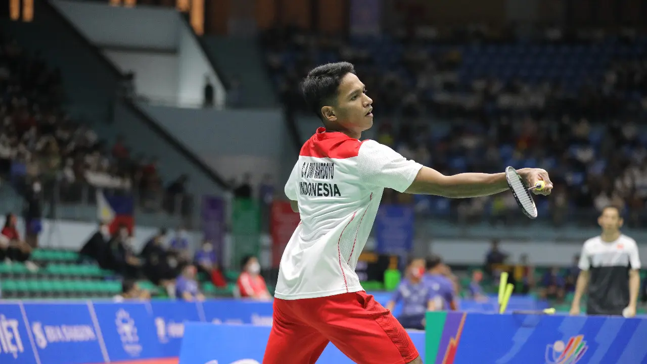 Pebulutangkis Indonesia Chico Aura Dwi Wardoyo.