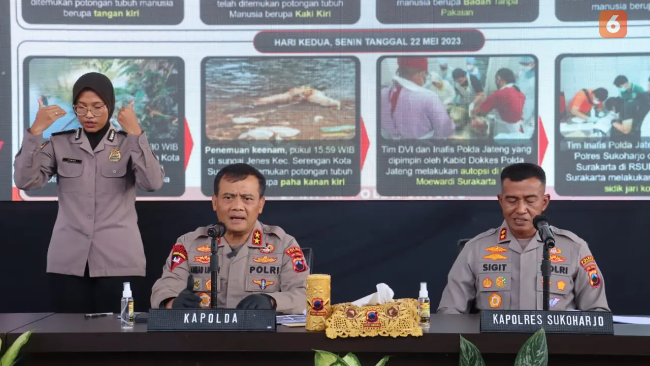 Kapolda Jateng, Irjel Pol Ahmad Luthfi saat Press Conference Kasus Mutilasi