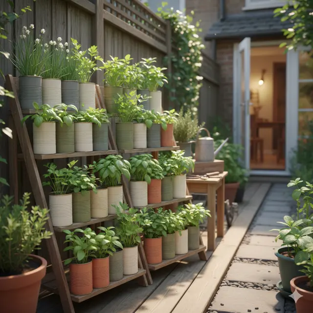 Ide Bertanam di Lahan Sempit dengan Kaleng Bekas