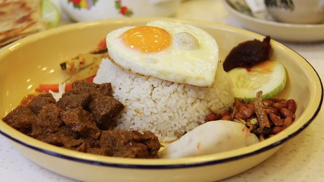 Ilustrasi Nasi Daging