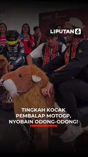 TINGKAH KOCAK PEMBALAP MOTOGP, NYOBAIN ODONG-ODONG!