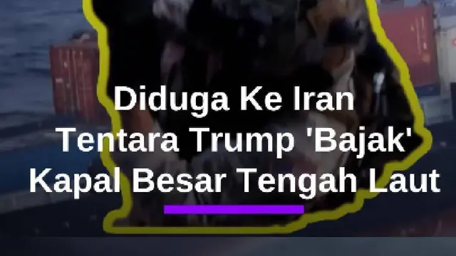 Rekaman Aksi Tentara Trump Serbu Kapal di Tengah Laut, Iran: AS Teroris Bajak Laut!