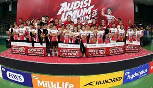 Raih Super Tiket di Audisi Umum PB Djarum 2026 Kudus, 36 Pebulutangkis Muda Menatap Tahap Karantina