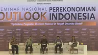 Wakil Menteri BUMN, Kartika Wirjoadmodjo dalam Seminar Nasional Outlook Perekomonian Indonesia, di Jakarta pada Jumat (22/12/2023). (Tasha/Liputan6.com)