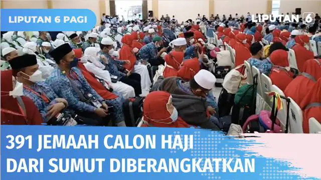 Kloter pertama jemaah calon haji dari Sumatra Utara, sebanyak 391 orang, diberangkatkan dari Asrama Haji Medan. Namun sayang, masih ada saja jemaah calon haji yang bawa barang yang dilarang protokol penerbangan.