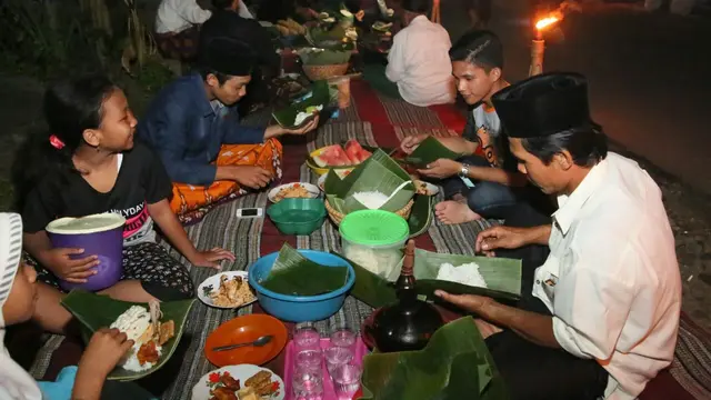 Selamatan Tumpeng Sewu desa adat Kemiren Banyuwangi (Istimewa)