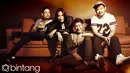 Grup band Barris yang digawangi oleh Dimas Anggara, Satrio Heroji, Andra Ranandra dan Tosan Iqbal memutuskan untuk bersatu lantaran berawal dari memiliki kecintaan yang sama dalam bermusik, (Andy Masela/Bintang.com)