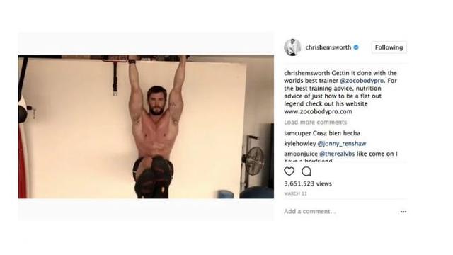 Chris Hemsworth (Foto: Instagram/chrishemsworth)