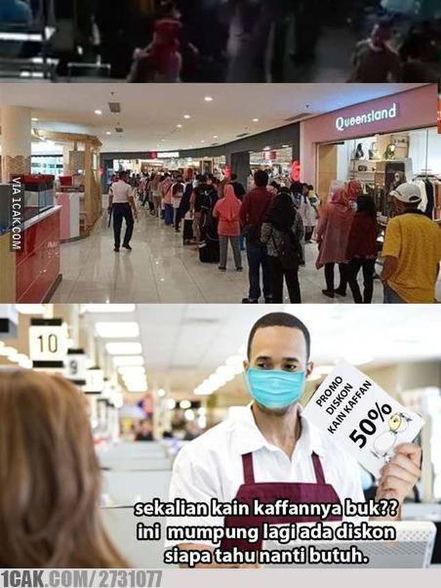 7 Meme Nyeleneh Waktu Belanja Baju Lebaran Ini Kocak Banget