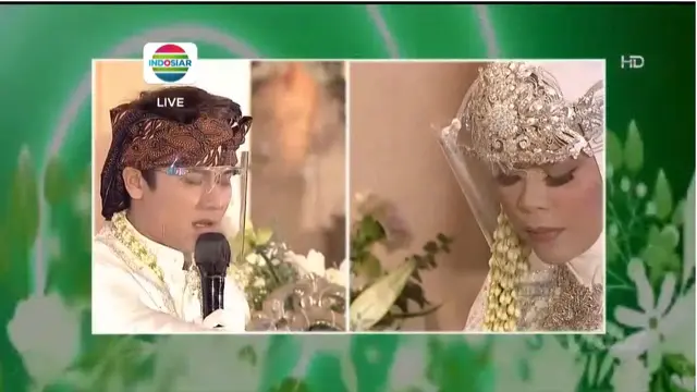 6 Momen Akad Nikah Rizky Billar dan Lesty Kejora, Mahar Rp 1 Miliar Bikin Takjub