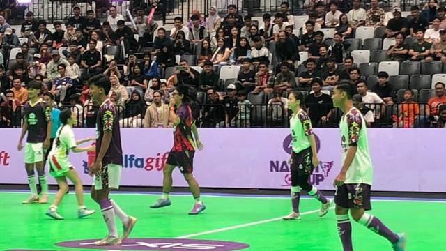 Fun Match Selebriti ANC 2024: Tim Evan Soumilena & Eca Japasal Taklukkan Sabreena Dressler & Bondol JPG Lewat Adu Penalti