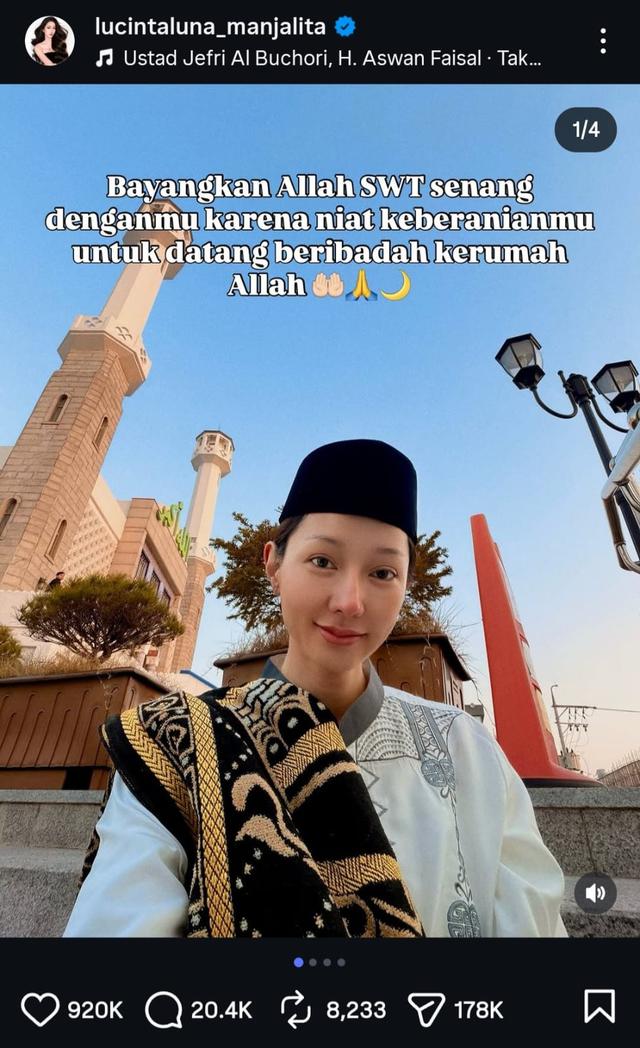 Lucinta Luna Sebut Kembali Nama Muhammad Fatah