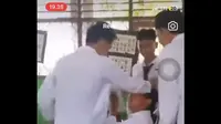 Video seorang pelajar SMP di Balikpapan, menjadi korban penganiayaan teman-temannya di dalam kelas, beredar di media sosial. (Liputan6.com/ Dok Ist)