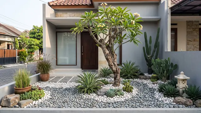 Inspirasi Halaman Depan Bergaya Resort Bali