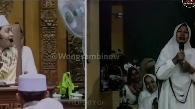 Emak-emah ini tersihir melihat kegantengan Gus Iqdam (SS: YT Wong Sambi New)