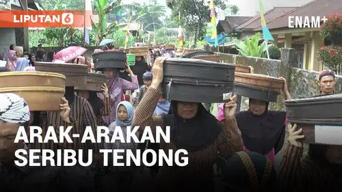 VIDEO: Ungkapan Rasa Syukur, Warga Banjarnegara Mengarak 1.000 Tenong