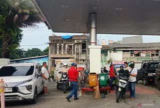 Lokasi 3 SPBU dianiaya aparat (Dok: Antara)