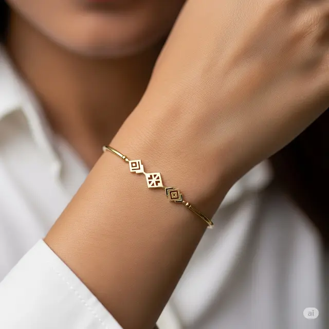 Model Gelang Emas 24 Karat 2 Gram. Foto: Gemini