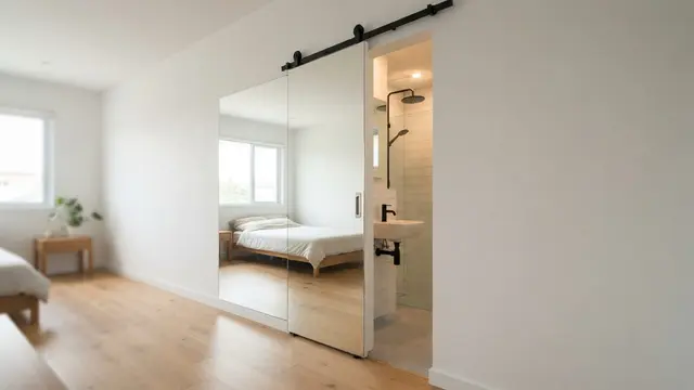 Model Pintu Kamar Mandi untuk Ruangan Berukuran Kecil